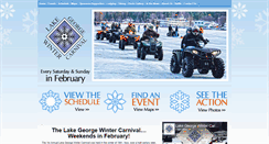 Desktop Screenshot of lakegeorgewintercarnival.com